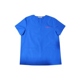 訂製V領短袖公司制服    設計寶藍色男裝絲印logo工作服    香港中華基督教青年會工場及宿舍    UN185 訂製V領短袖公司制服    設計寶藍色男裝絲印logo工作服    香港中華基督教青年會工場及宿舍    UN185
